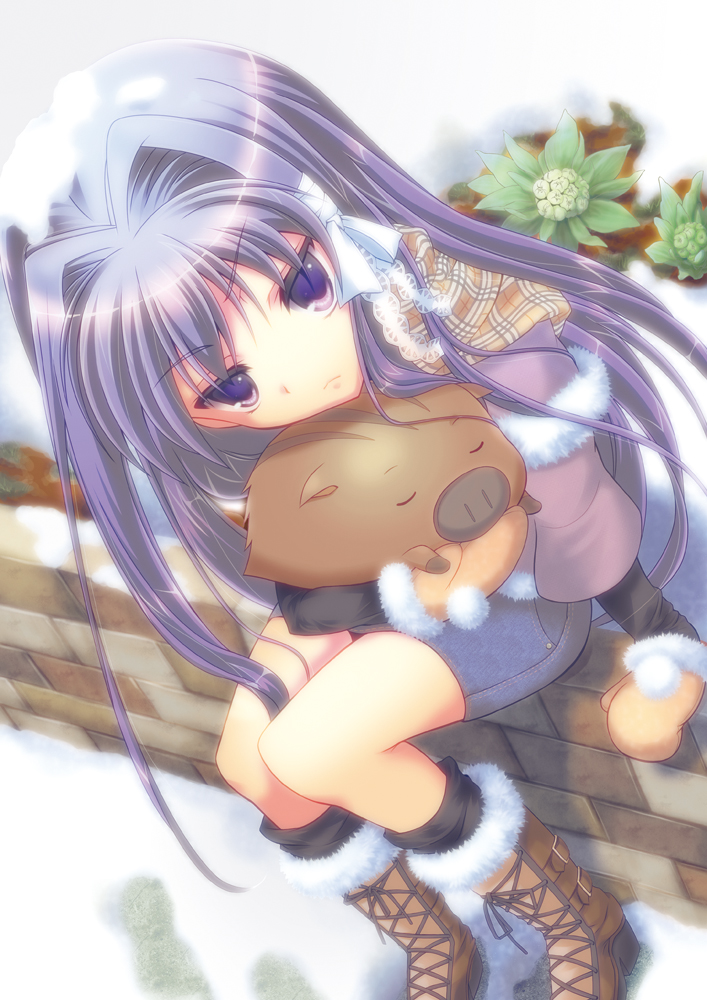 fujibayashi kyou and botan (clannad) drawn by izumi_(sachikara)