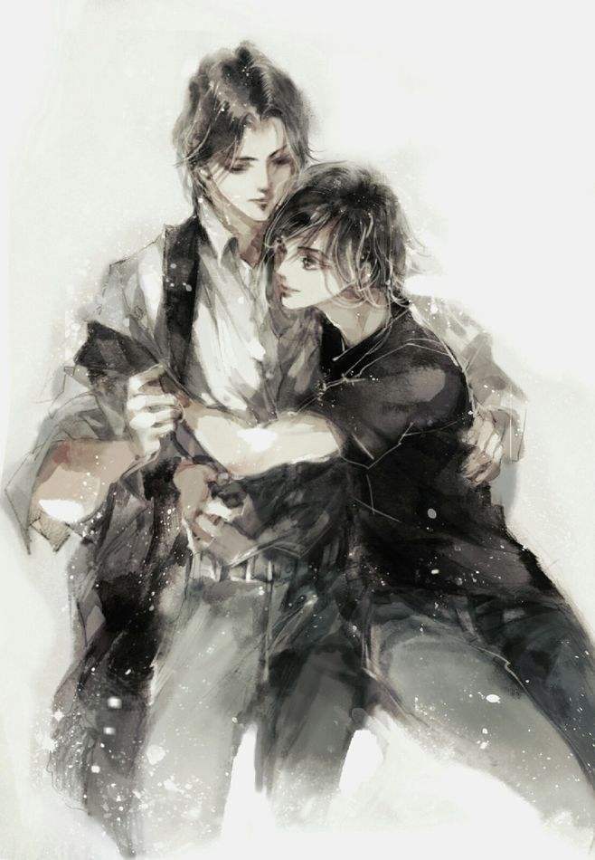 wei wuxian and lan wangji (modao zushi) drawn by kcllzas163