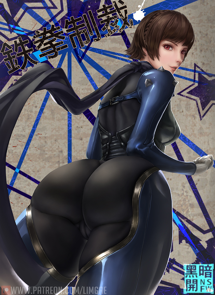 niijima makoto and queen (persona and 1 more) drawn by limgae