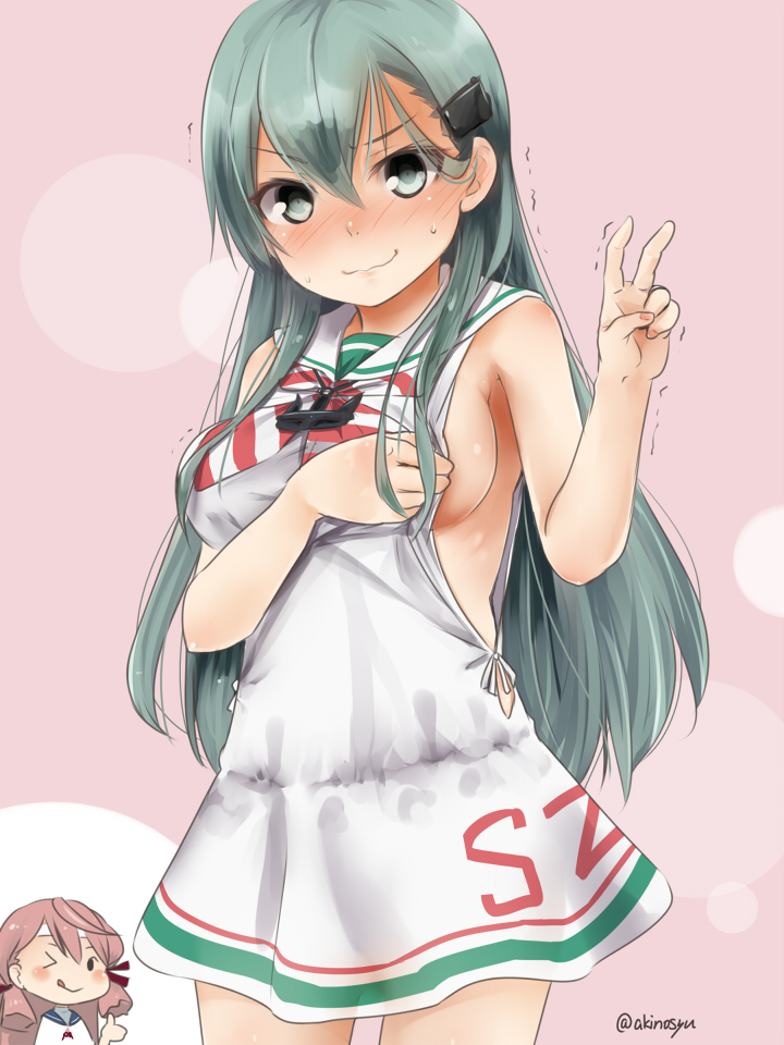 suzuya, akashi, and libeccio (kantai collection) drawn by akino_shuu