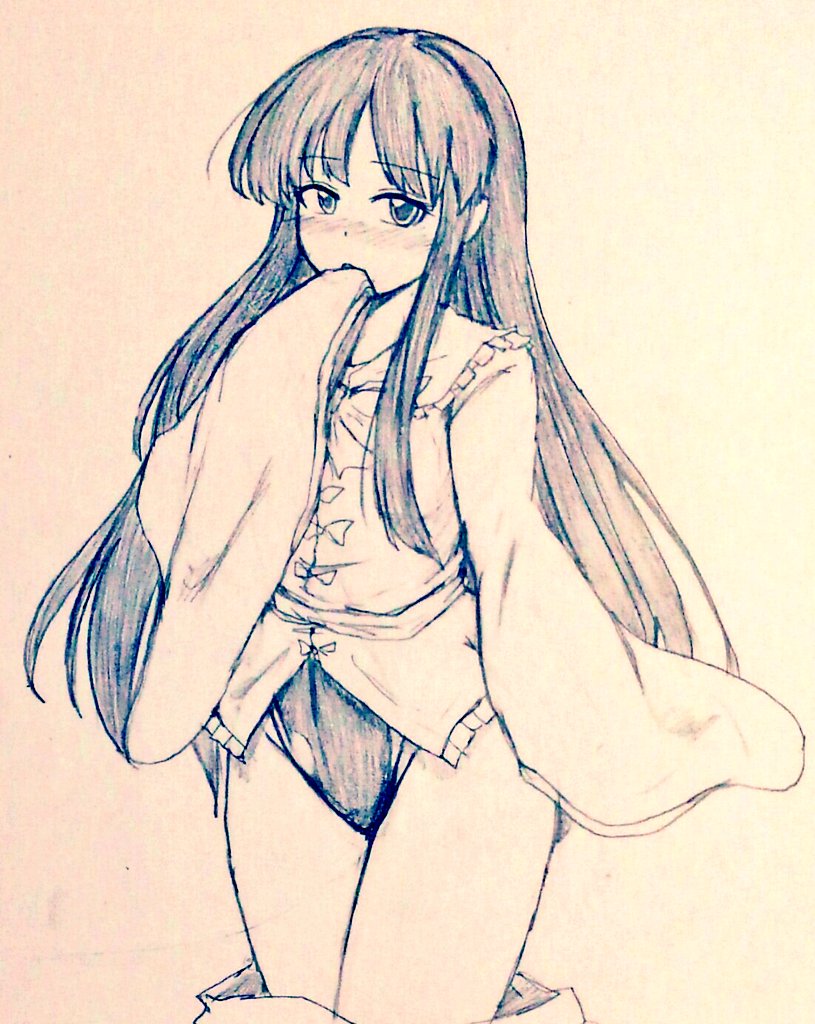 houraisan kaguya (touhou) drawn by d-m_(dii_emu)