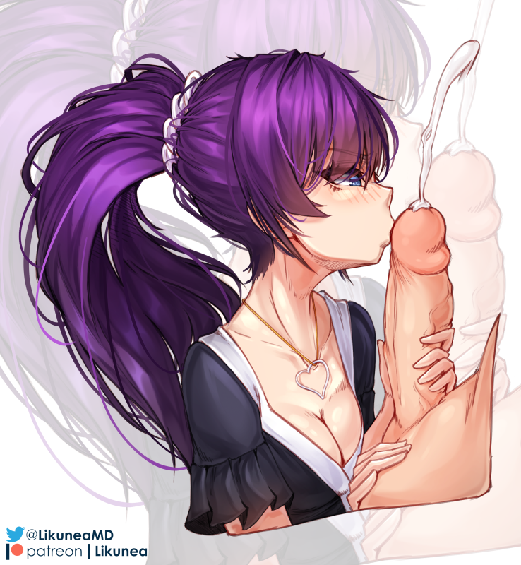 senjougahara hitagi (monogatari and 1 more) drawn by likunea