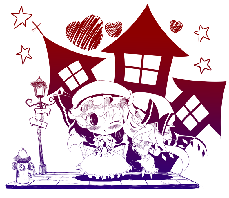 remilia scarlet and flandre scarlet (touhou) drawn by takahero