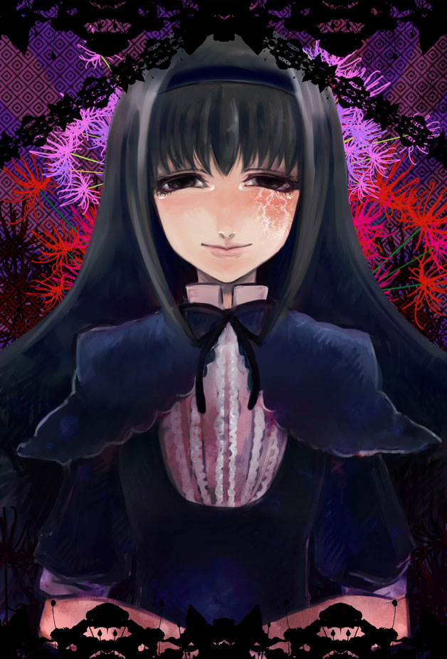 akemi homura (mahou shoujo madoka magica and 1 more) drawn by lotus333