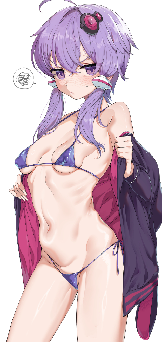 yuzuki yukari (vocaloid and 1 more) drawn by kamaboko_(ossann0125)