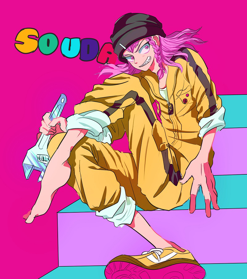 soda kazuichi (danganronpa and 1 more) drawn by t0-mkrn