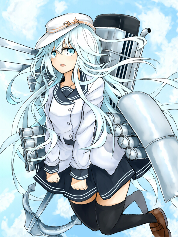 hibiki and verniy (kantai collection) drawn by azure_luna