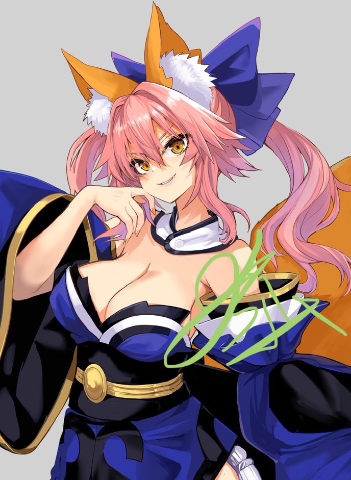 tamamo and tamamo no mae (fate and 1 more) drawn by wisespeak