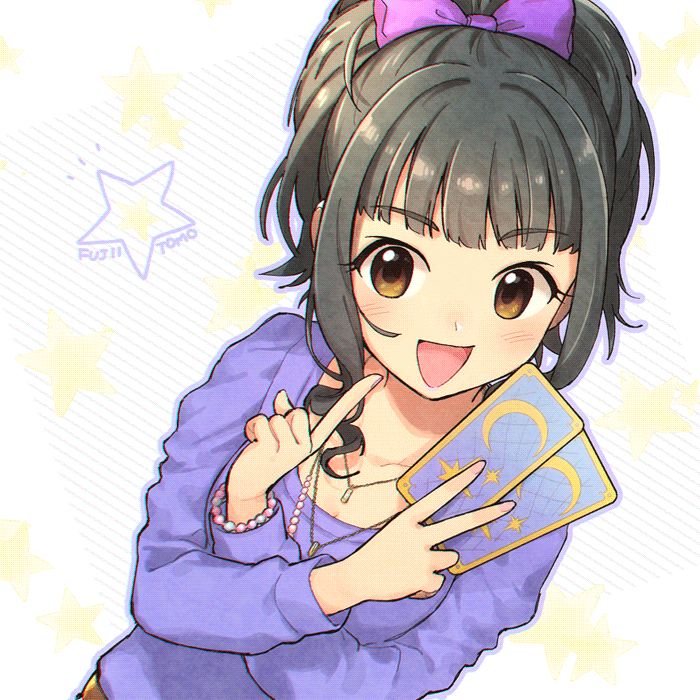 fujii tomo (idolmaster and 2 more) drawn by nanonin