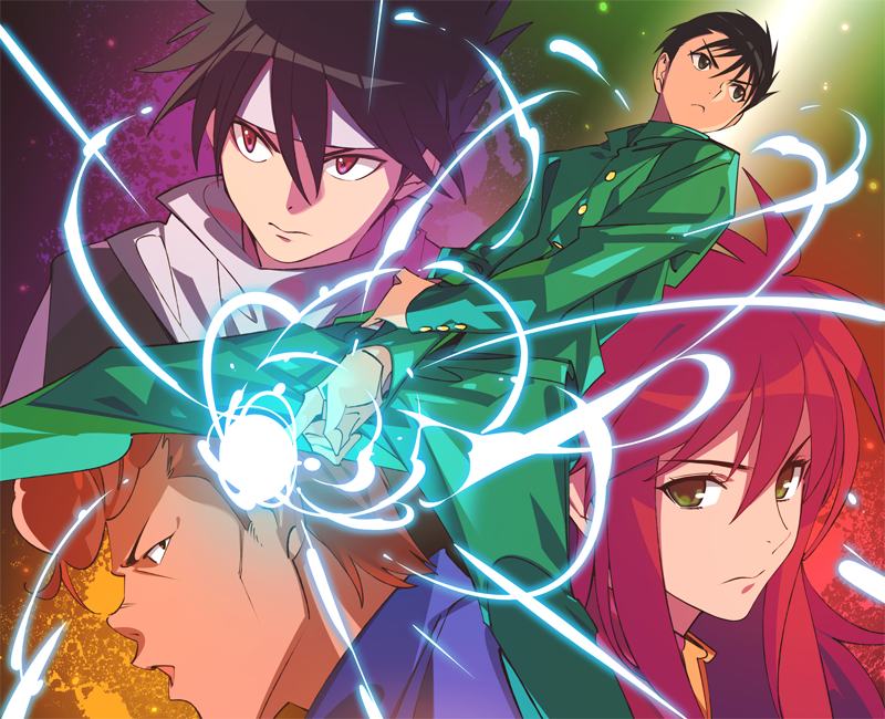 kurama, hiei, urameshi yusuke, and kuwabara kazuma (yu yu hakusho) drawn by popqn