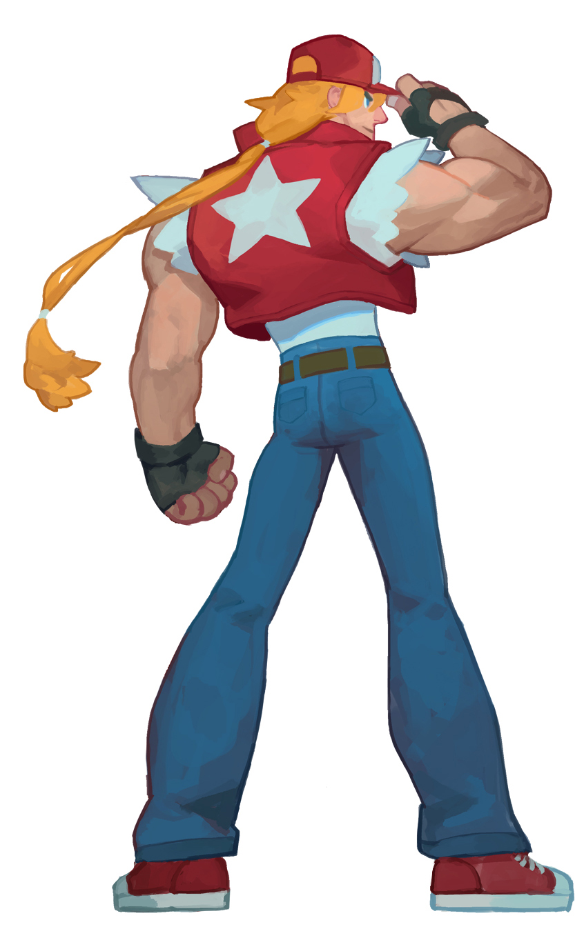 terry bogard (the king of fighters and 1 more) drawn by fl_(l-fl)