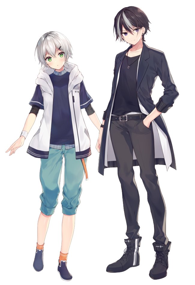 doumyouji haruto and kazami ryou (game club project) drawn by necomi