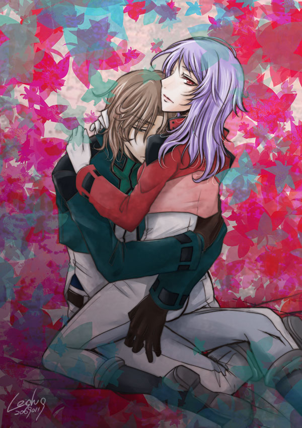 anew returner and lyle dylandy (gundam and 1 more) drawn by leigh