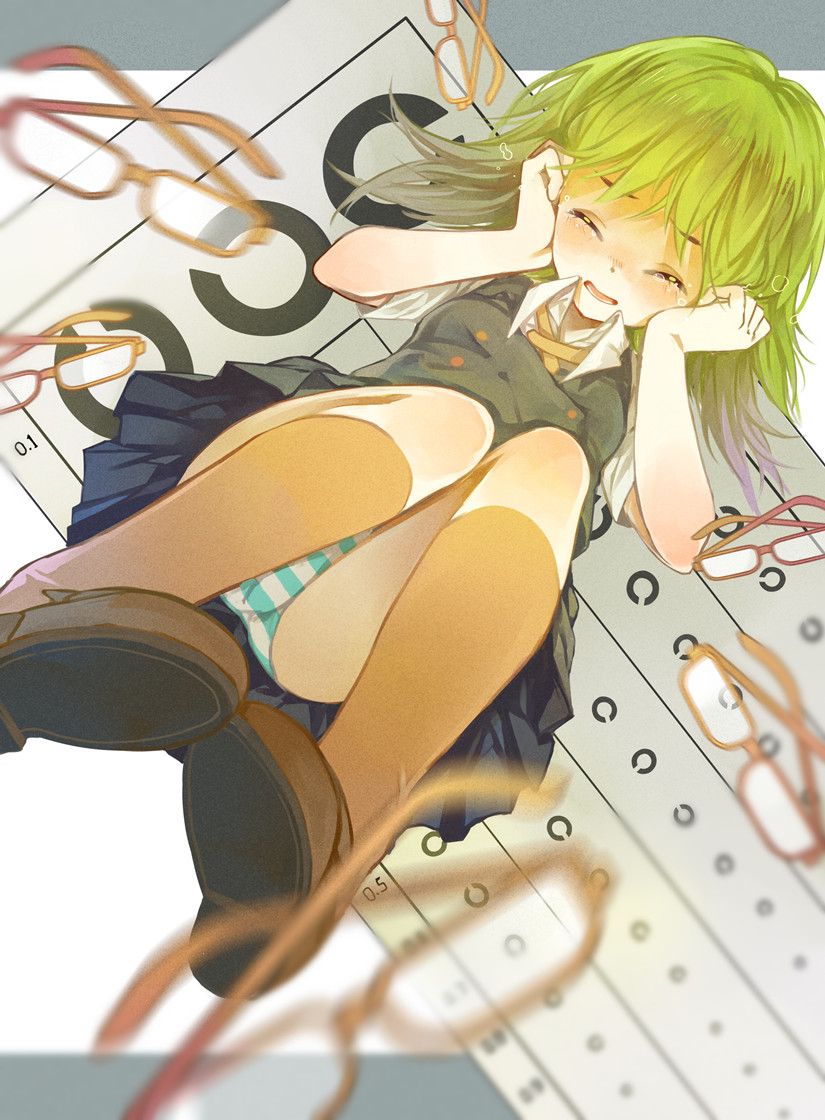 gumi (vocaloid and 1 more) drawn by koyuiko