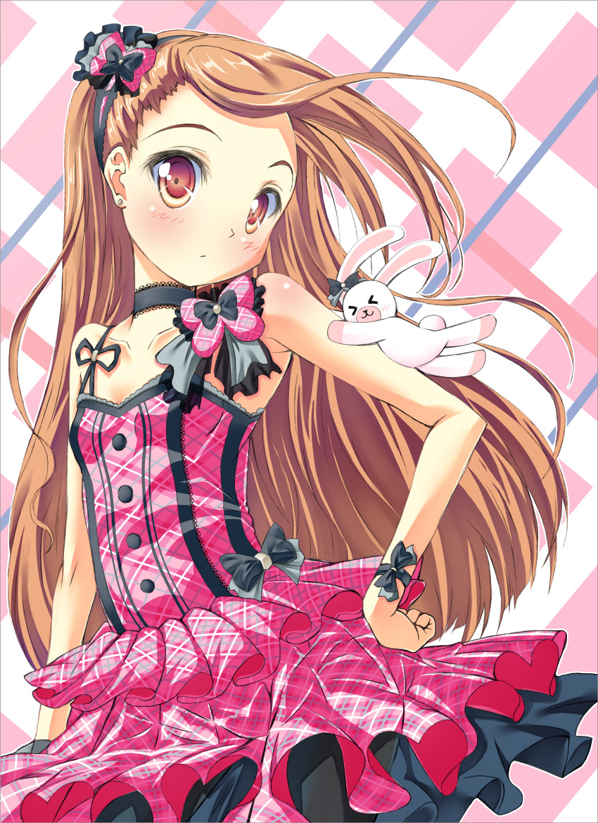 minase iori and usa-chan (idolmaster and 1 more) drawn by momo_at_ten