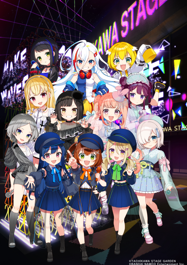 sakurano mimito, inubousaki shian, kurogane tama, minakami hina, hidaka reina, and 7 more (denonbu) drawn by koruri