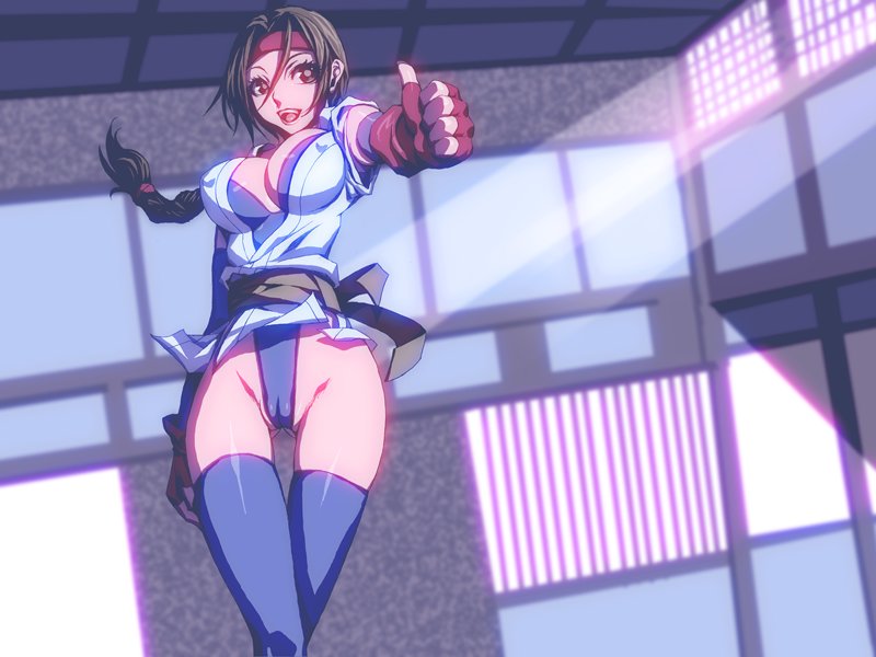 yuri sakazaki (the king of fighters and 1 more) drawn by yamada_(ff11r18)