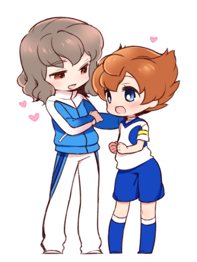 shindou takuto and matsukaze tenma (inazuma eleven and 2 more) drawn by tooru