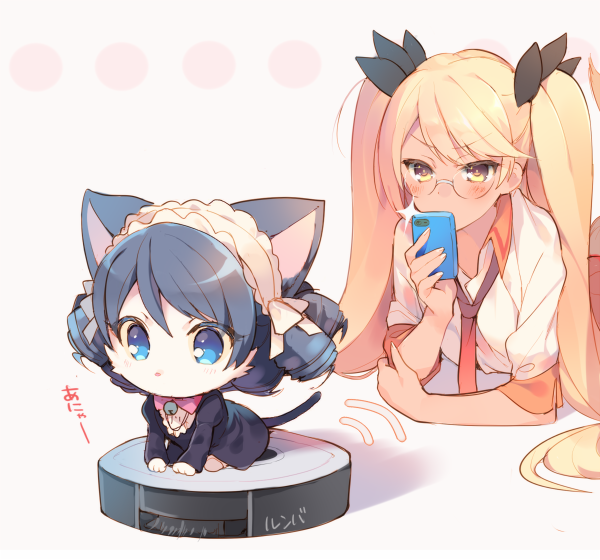 retoree and cyan (show by rock!!) drawn by mayachi_(amuriya)