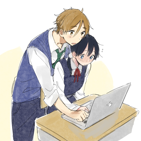kitashirakawa tamako and ooji mochizou (tamako market and 2 more) drawn by momose_(oqo)