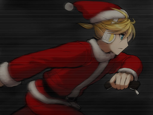 kagamine len (vocaloid and 1 more) drawn by menou_kururu