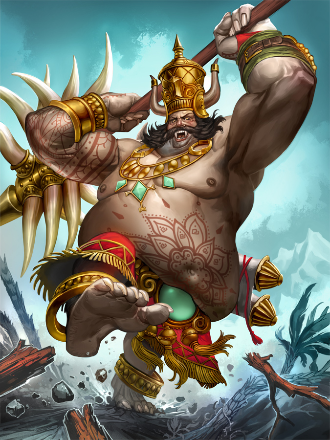 kumbhakarna (smite and 1 more) drawn by simon_eckert