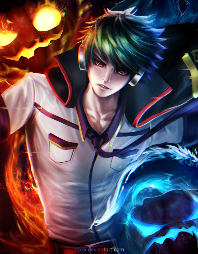 shun'ei (the king of fighters and 1 more) drawn by toxicface
