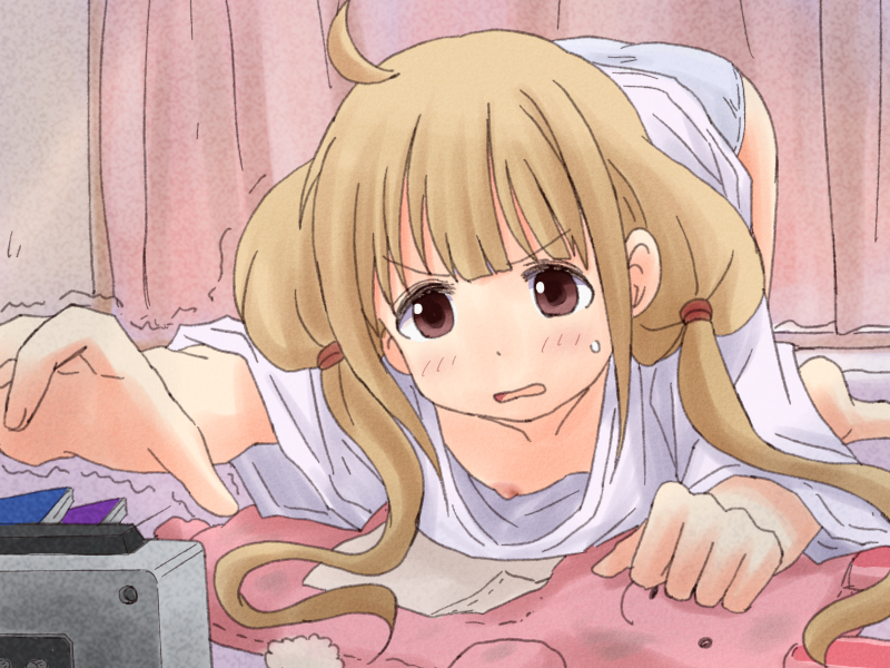 futaba anzu (idolmaster and 1 more) drawn by lielos