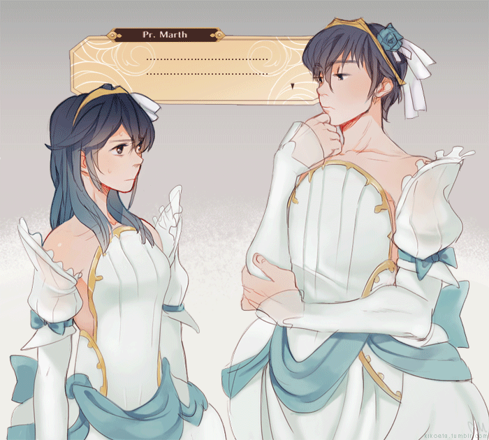 marth and lucina (fire emblem and 1 more) drawn by meep