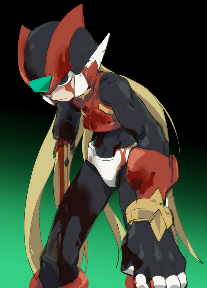 zero and zero(z) (mega man and 1 more) drawn by kon_(kin219)