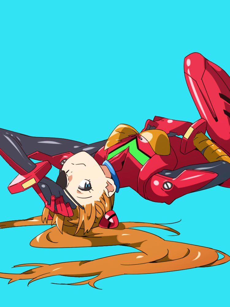 souryuu asuka langley (neon genesis evangelion and 2 more) drawn by tsurukame_(doku)