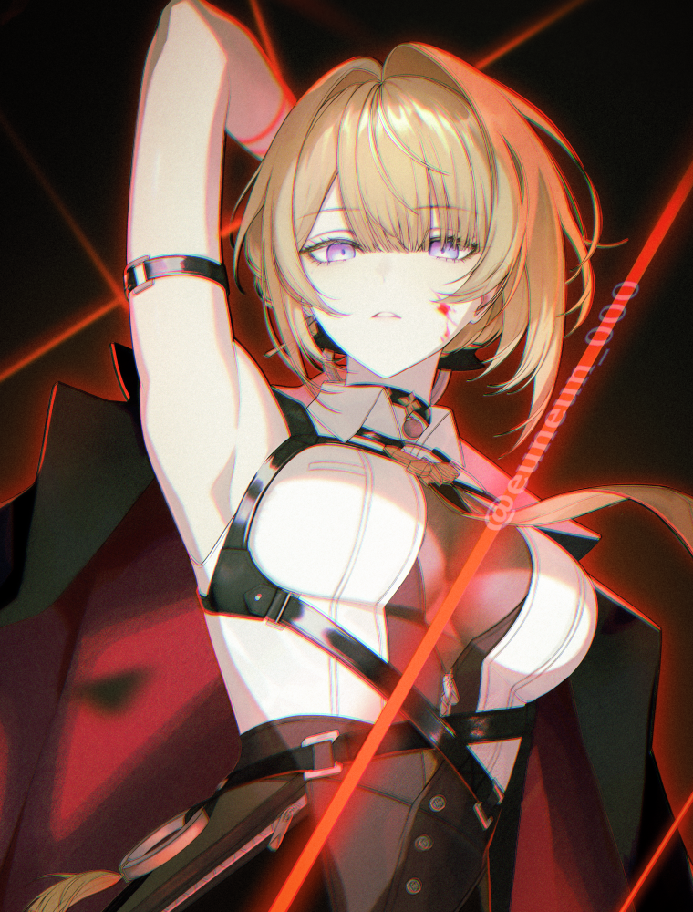 evelyn chevalier (zenless zone zero) drawn by eun_(eunice)