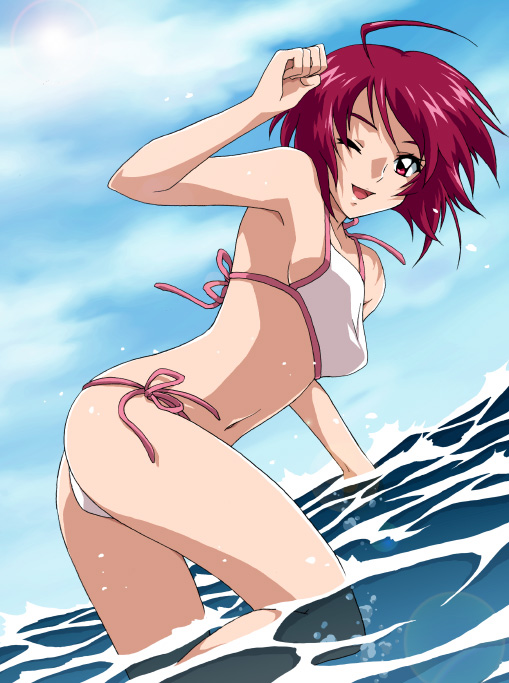 lunamaria hawke (gundam and 2 more) drawn by fuji_(stela)