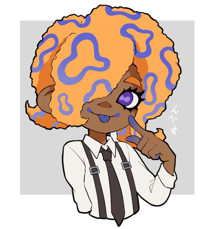 tao blu (splatoon and 1 more) drawn by teo_(teorekka)