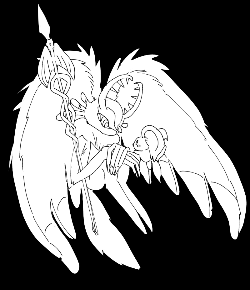 elfilin and fecto elfilis (kirby and 1 more) drawn by dede_(qwea_00000)