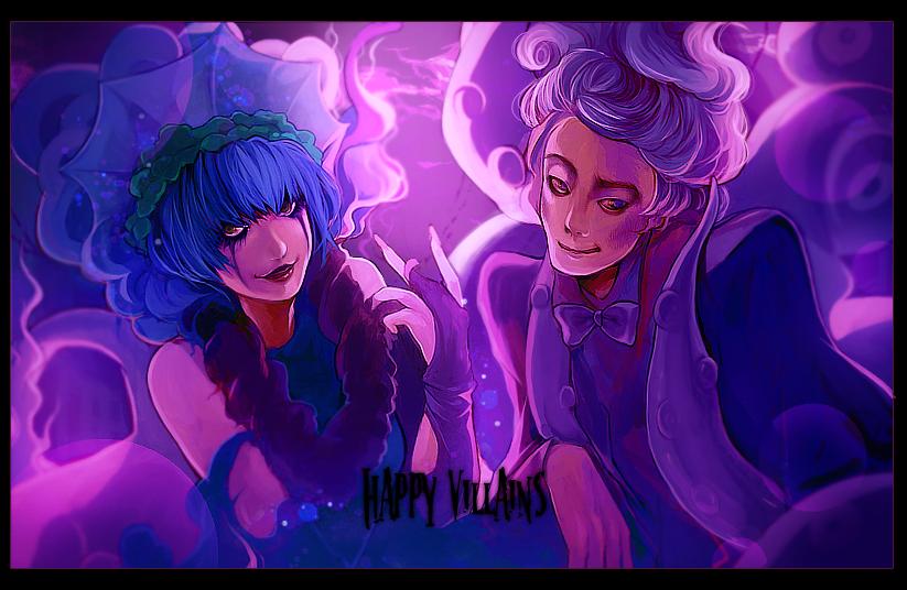 ms. hades and 8-foot joe (disneyland) drawn by kyou_o