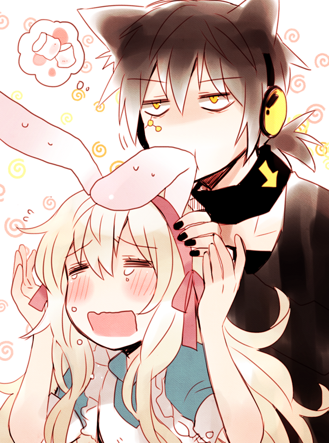 kozakura marry, konoha, and dark konoha (kagerou project) drawn by cien516