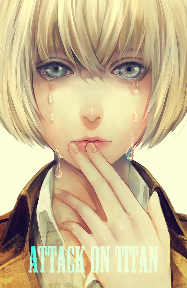 armin arlert (shingeki no kyojin) drawn by nell_(hazy)