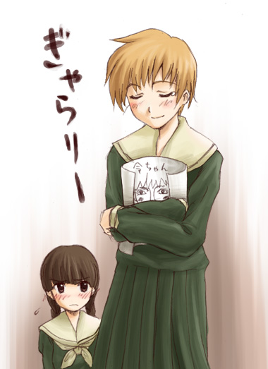 shimazu yoshino and hasekura rei (maria-sama ga miteru) drawn by heebee