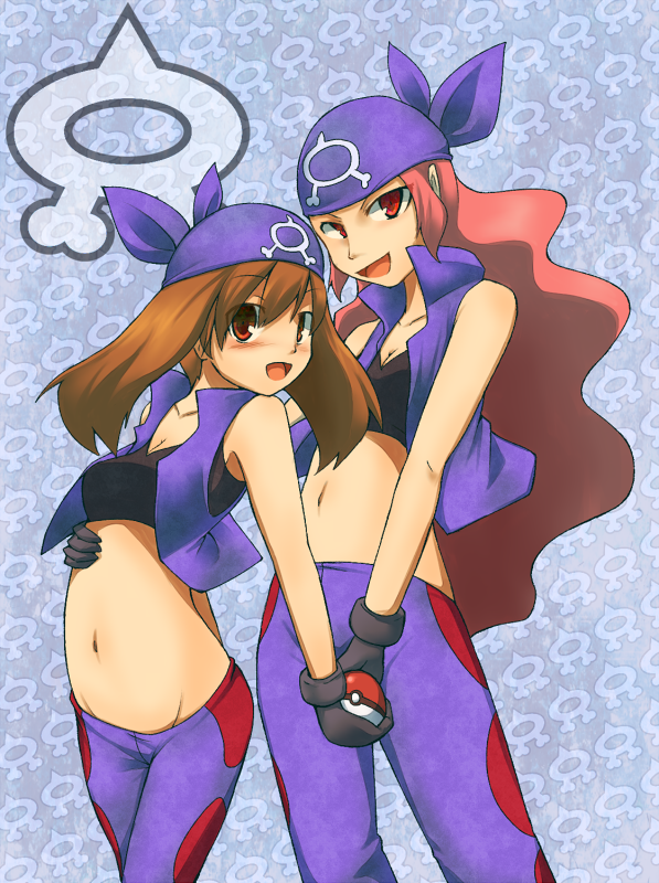 may and shelly (pokemon and 1 more) drawn by kuromiya