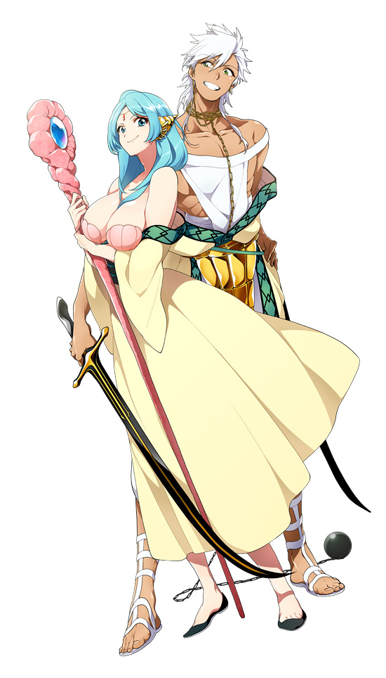 yamuraiha and sharrkan (magi the labyrinth of magic) drawn by dalc_rose