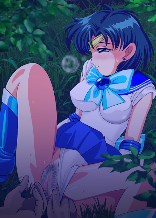 mizuno ami and sailor mercury (bishoujo senshi sailor moon) drawn by pirochi