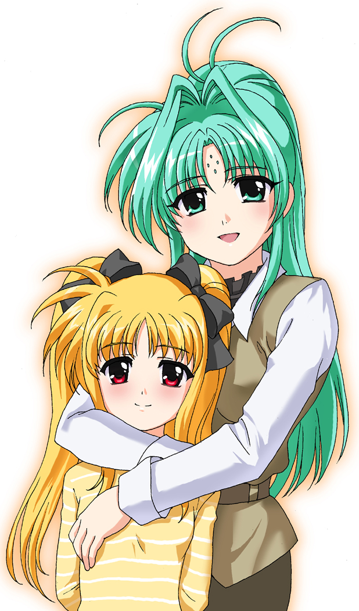 fate testarossa and lindy harlaown (lyrical nanoha and 2 more)
