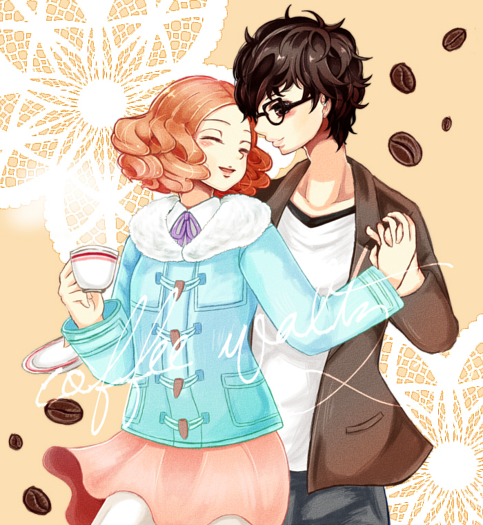 amamiya ren and okumura haru (persona and 1 more) drawn by 960tk