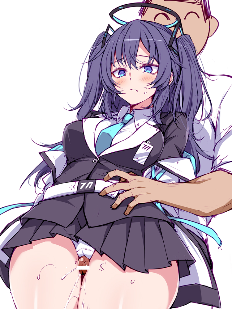 sensei, yuuka, and doodle sensei (blue archive) drawn by suterii