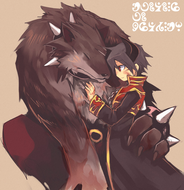 priest and atroce (mahou shoujo madoka magica and 1 more) drawn by emon-yu