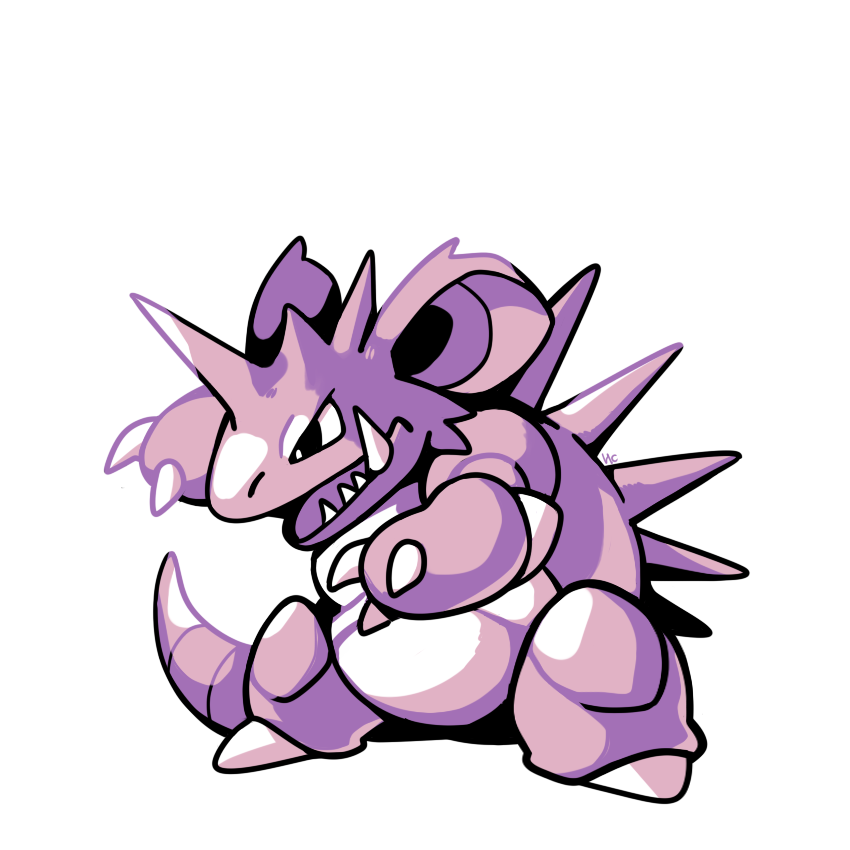 nidoking (pokemon and 1 more) drawn by rumwik