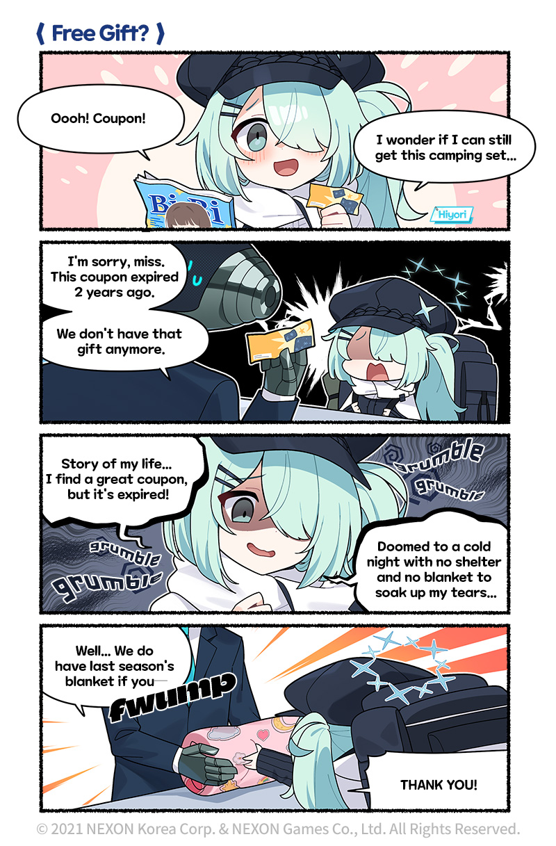 hiyori and android (blue archive) drawn by donmin_h