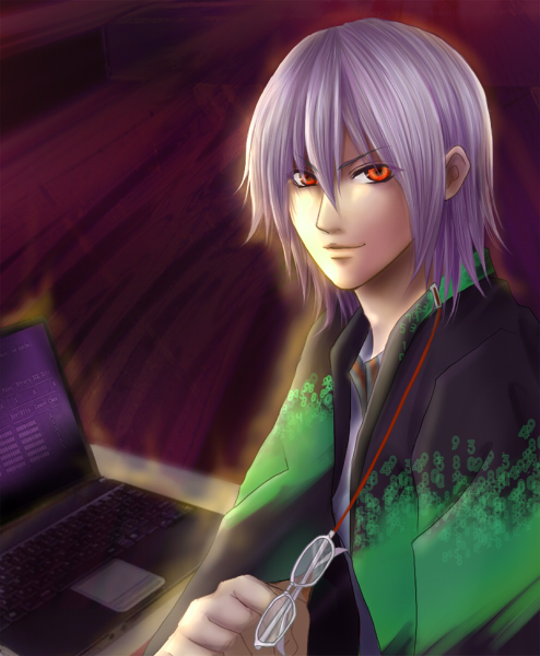 naoya (devil survivor and 1 more) drawn by makippe