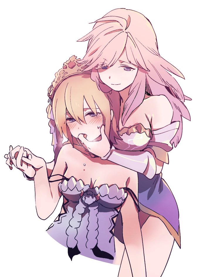 europa and gabriel (granblue fantasy) drawn by takishima_asaka